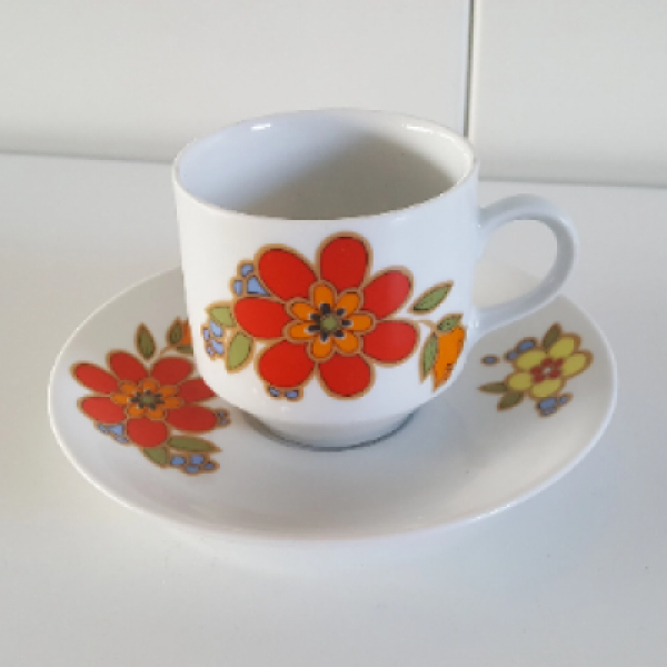 Winterling kop en schotel